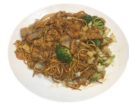 Superior Beef Chow-mein with Cumin 孜然牛肉炒拉面